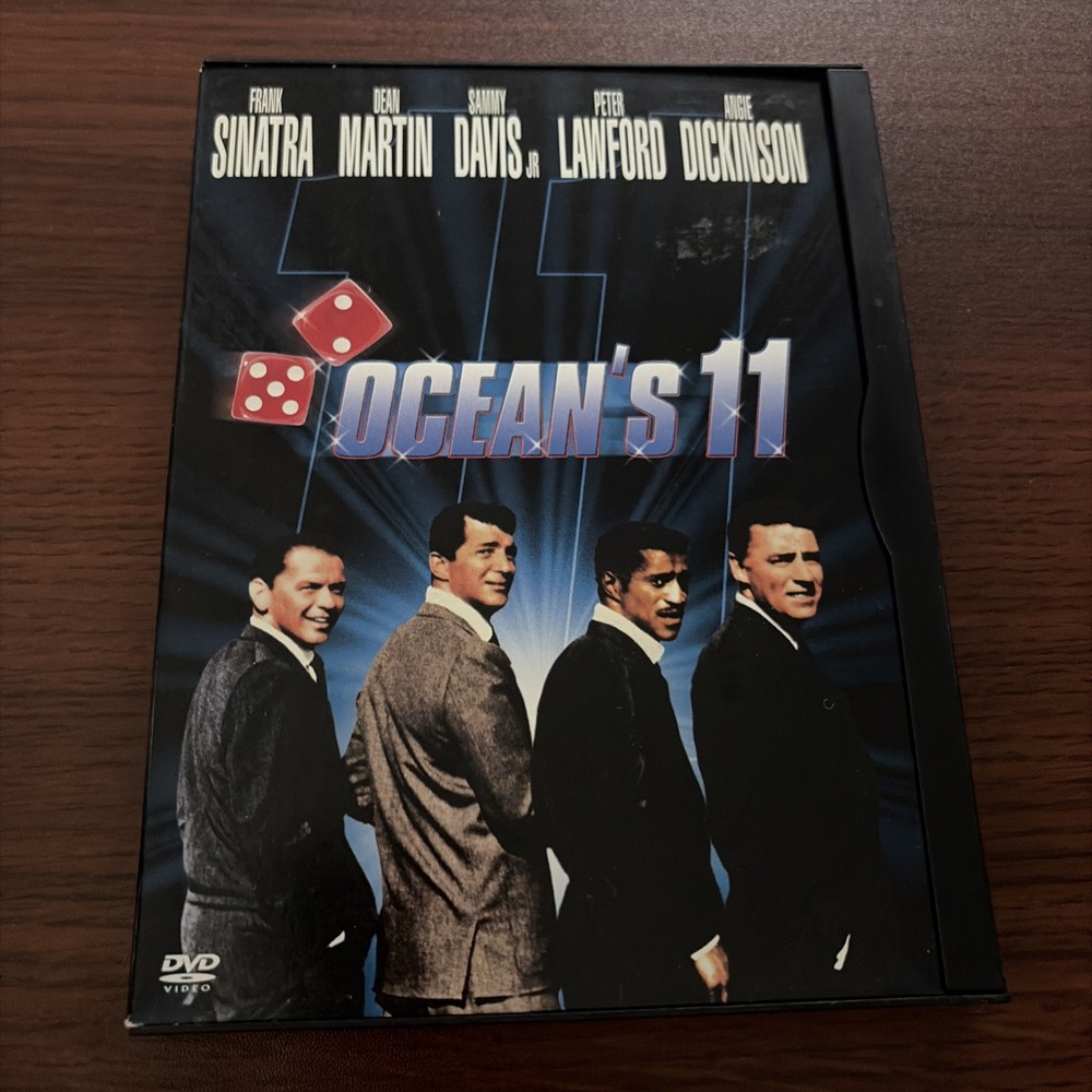 Oceans 11 DVD 2001 Warner Bros 1960 Frank Sinatra Original Snap Case